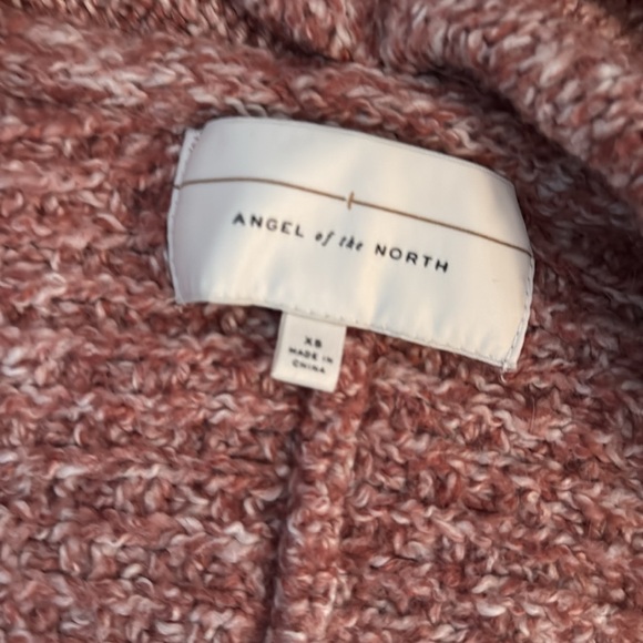 Angel of The North Anthropologie Pink Knit Chauvet Cardigan Womens XS - Picture 5 of 7